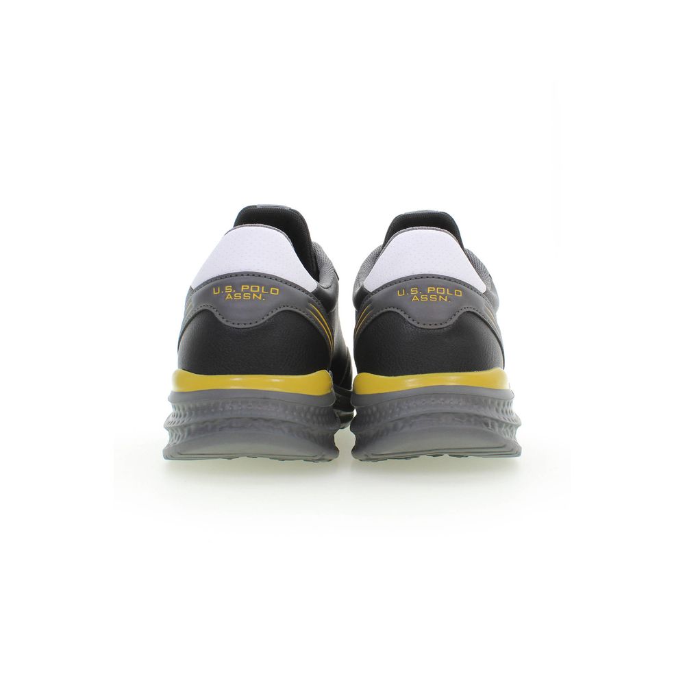 Schwarzer Polyester-Sneaker