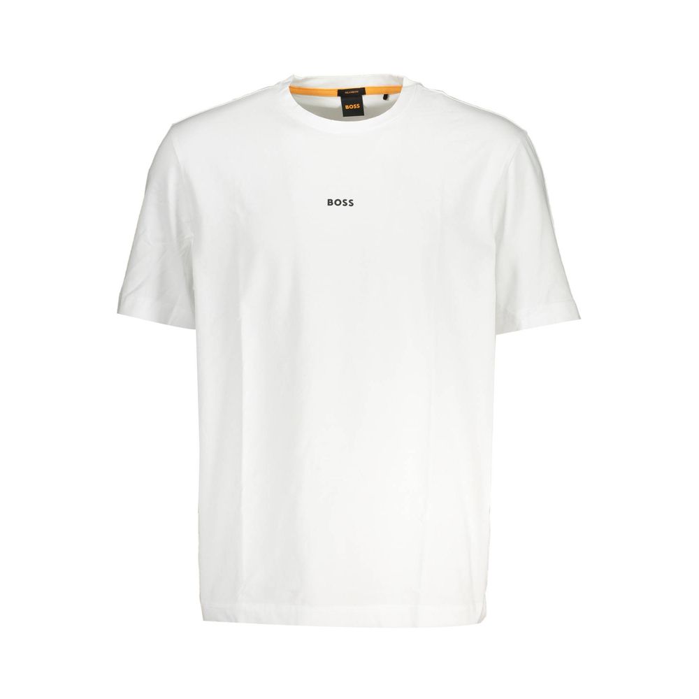 Weißes Baumwoll-T-Shirt