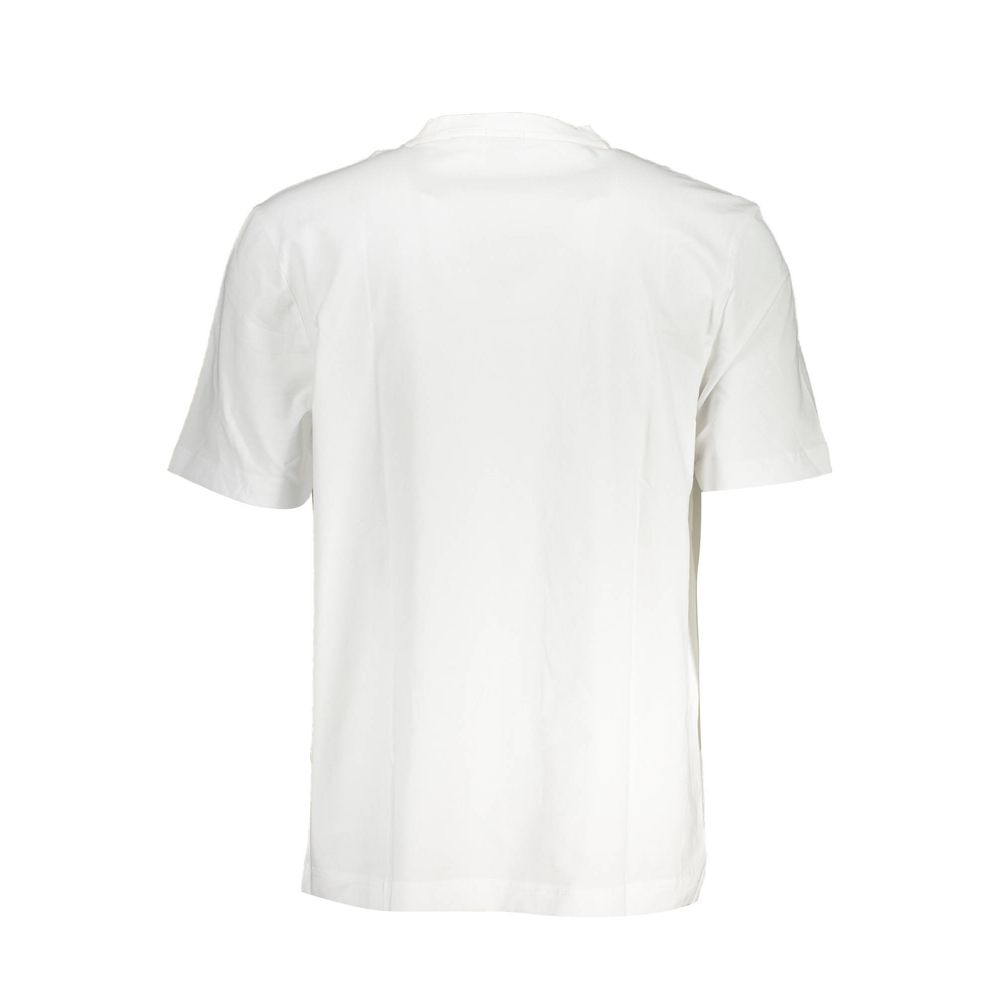 Weißes Baumwoll-T-Shirt