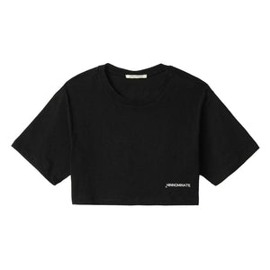 Black Cotton Tops & T-Shirt