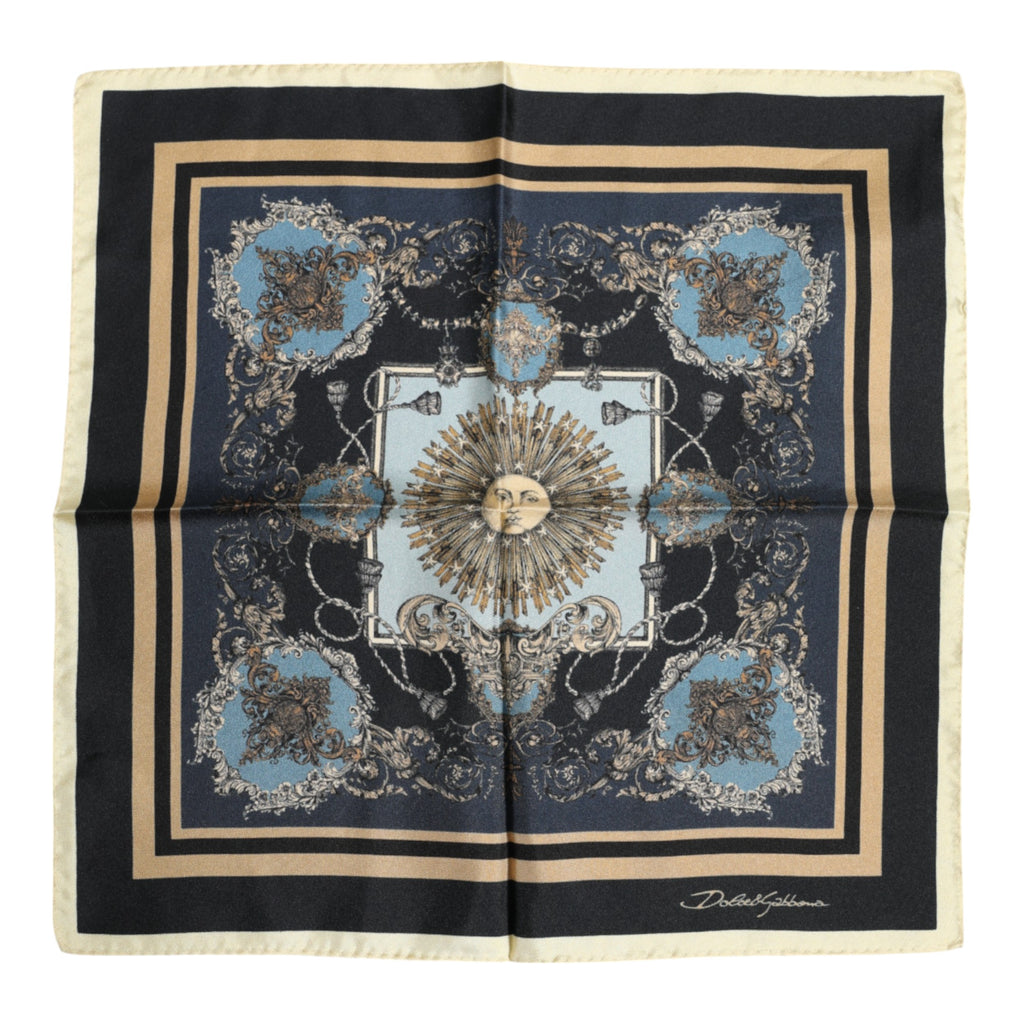 Mehrfarbiger quadratischer Foulard-Schal aus Kaschmir für Herren
