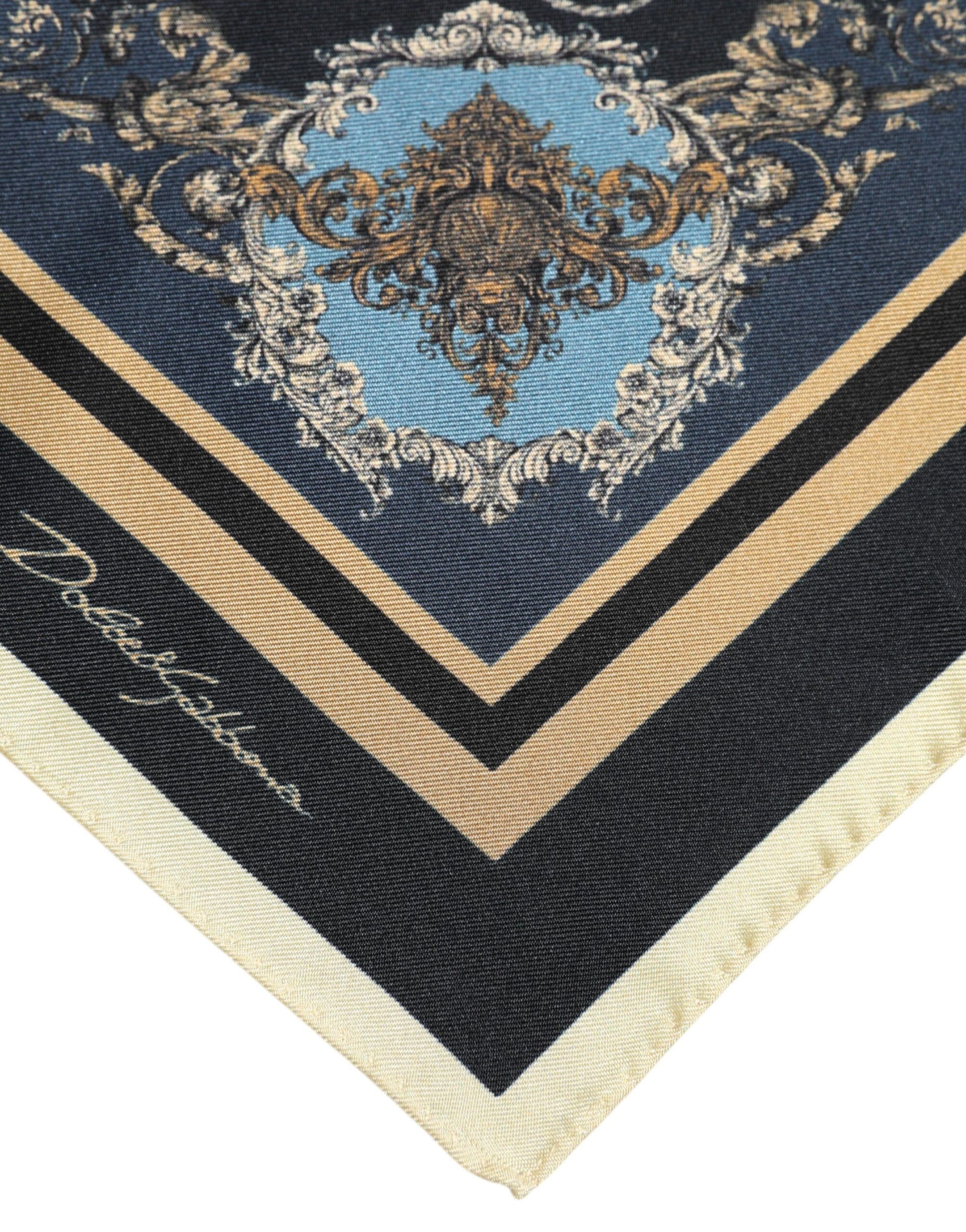 Mehrfarbiger quadratischer Foulard-Schal aus Kaschmir für Herren