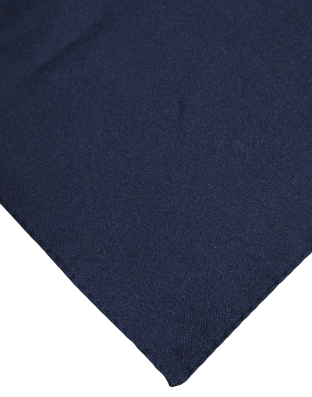 Dunkelblauer quadratischer Foulard aus Seide für Herren
