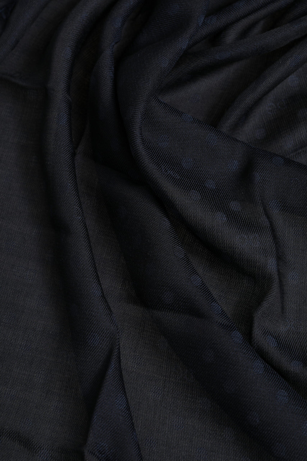 Black Viscose Fringes Neck Warmer Scarf