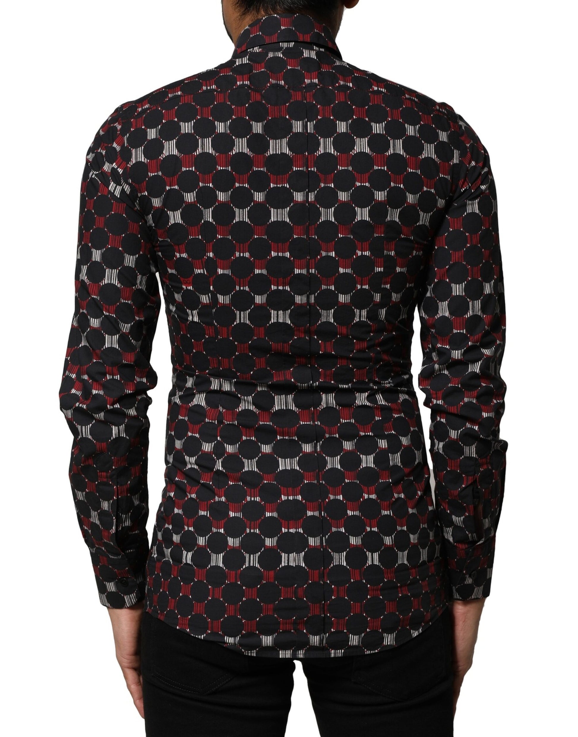 Dolce & Gabbana Multicolor Cotton GOLD Long Sleeves Shirt