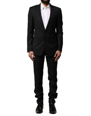 Blue MARTINI Wool Formal 2 Piece Suit