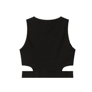 Schwarze Baumwolloberteile und T-Shirts