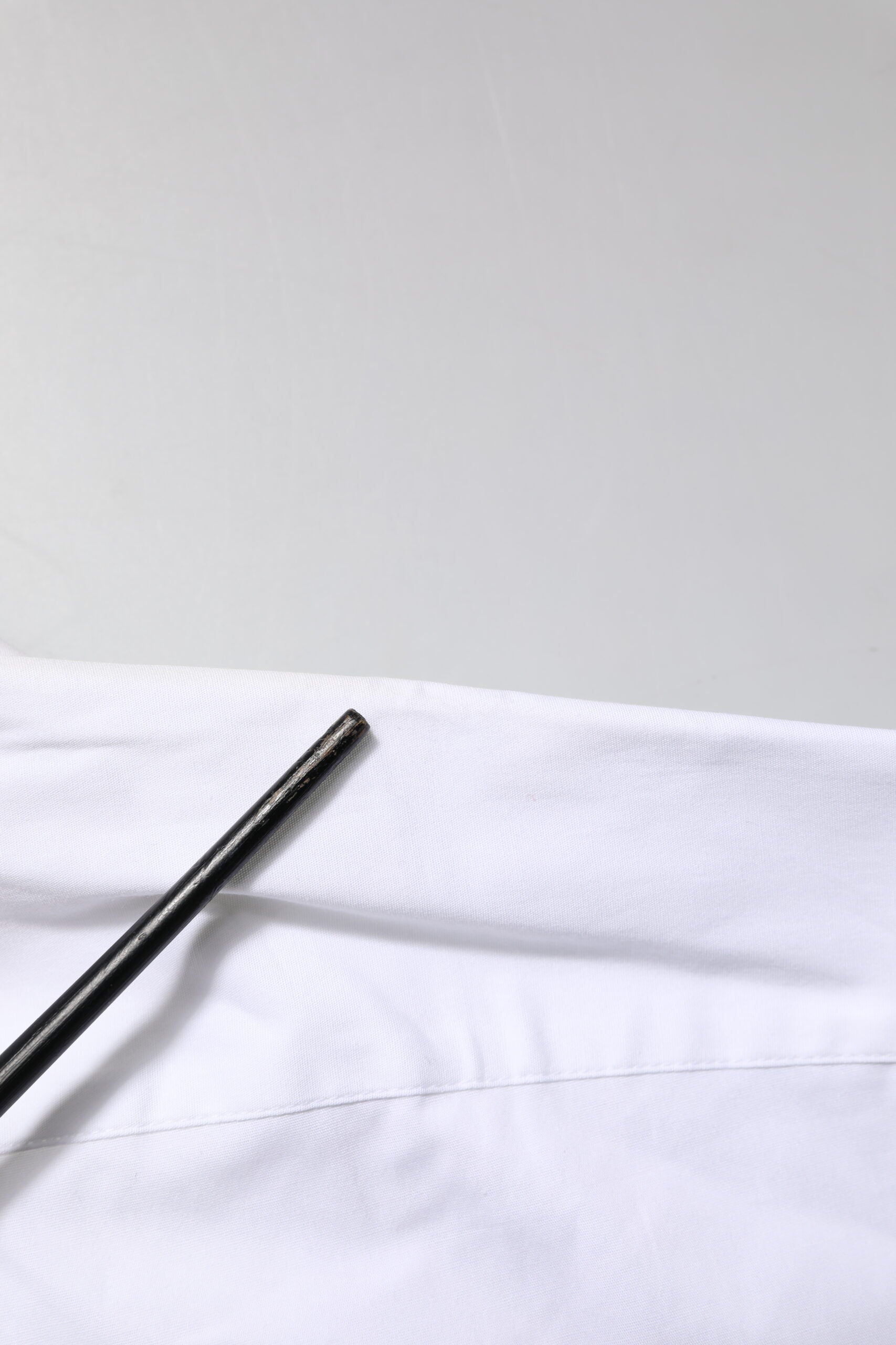 Dolce & Gabbana White GOLD Cotton Collared Dress Shirt Top