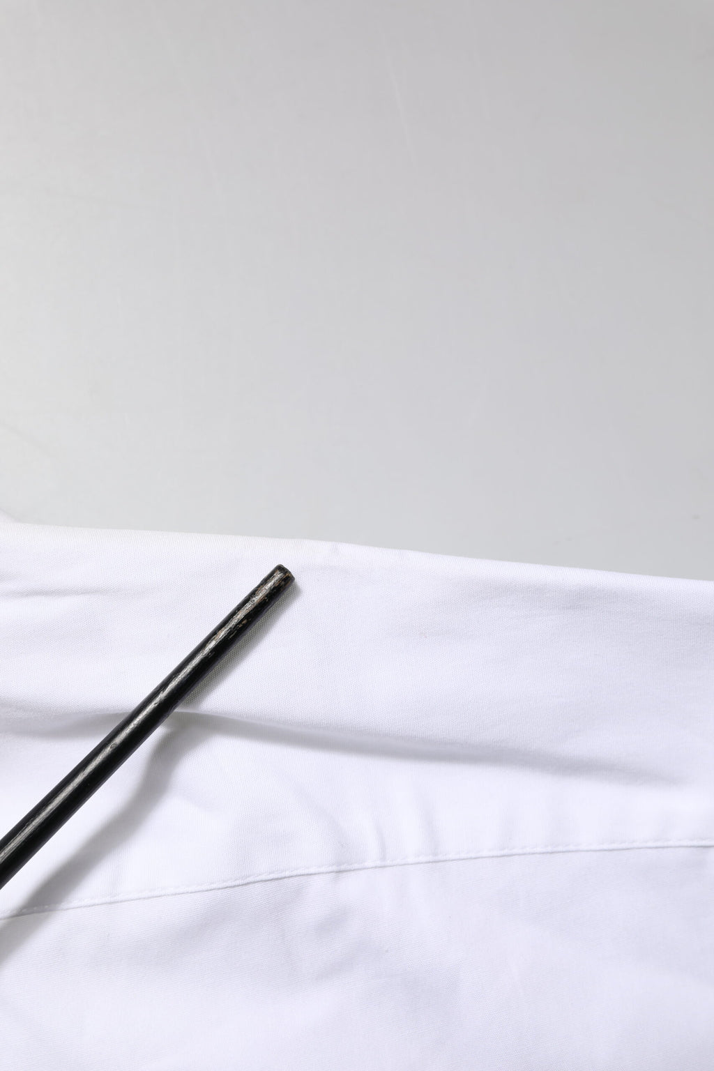 Dolce & Gabbana White GOLD Cotton Collared Dress Shirt Top