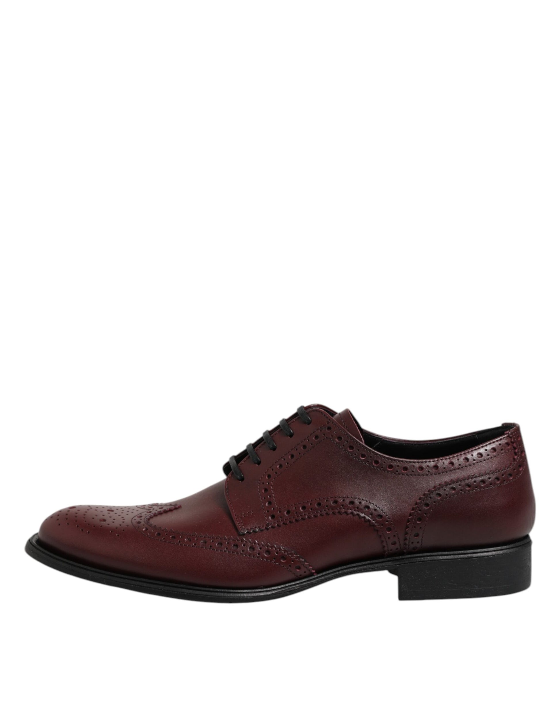 Braune Derby-Schnürschuhe aus Leder