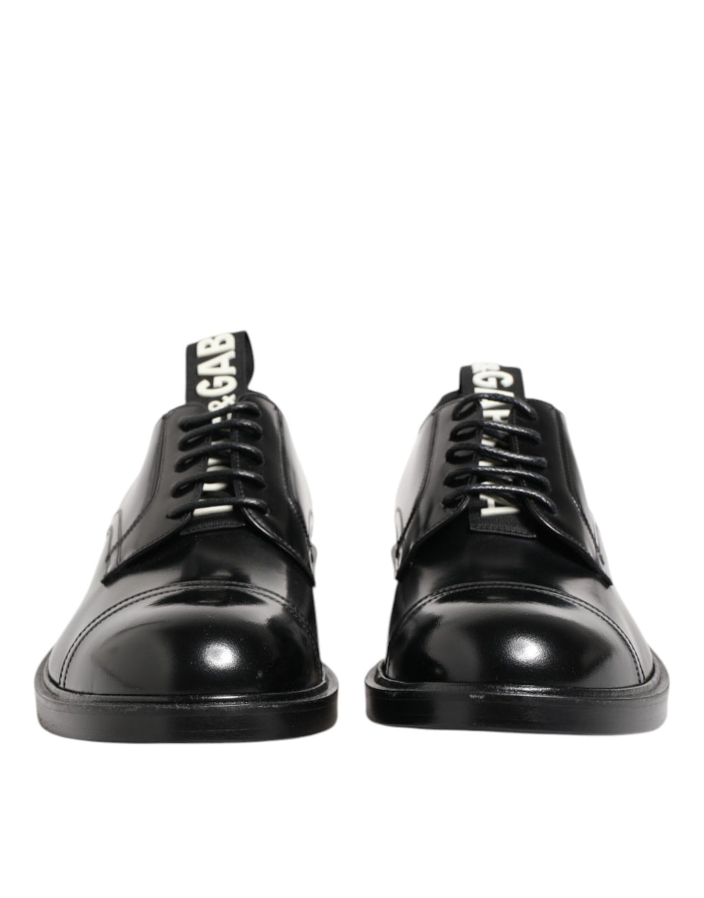 Schwarze Lederschuhe zum Schnüren für Herren