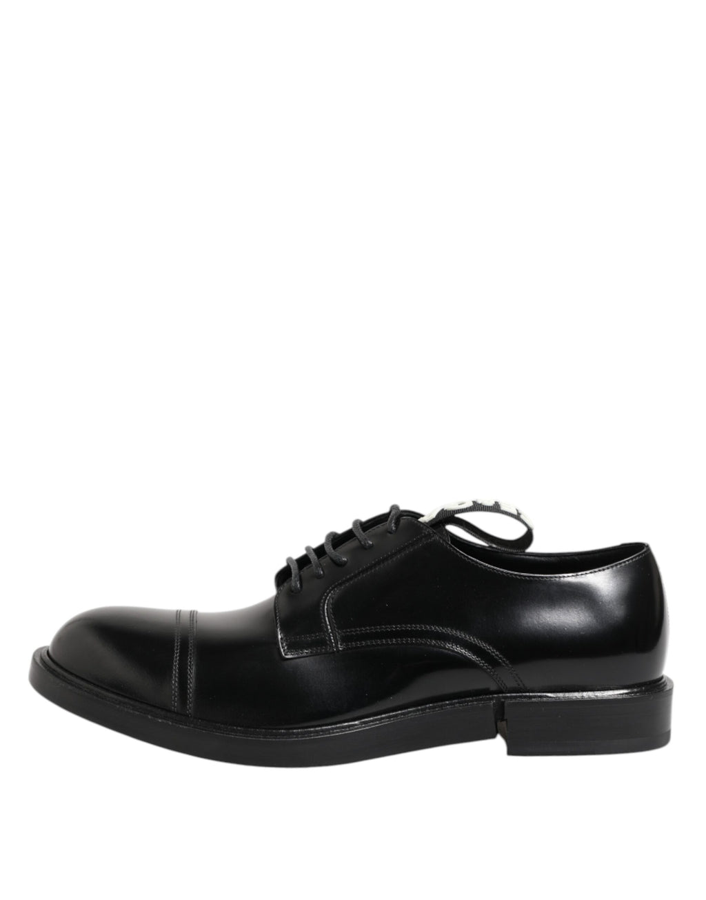 Schwarze Lederschuhe zum Schnüren für Herren