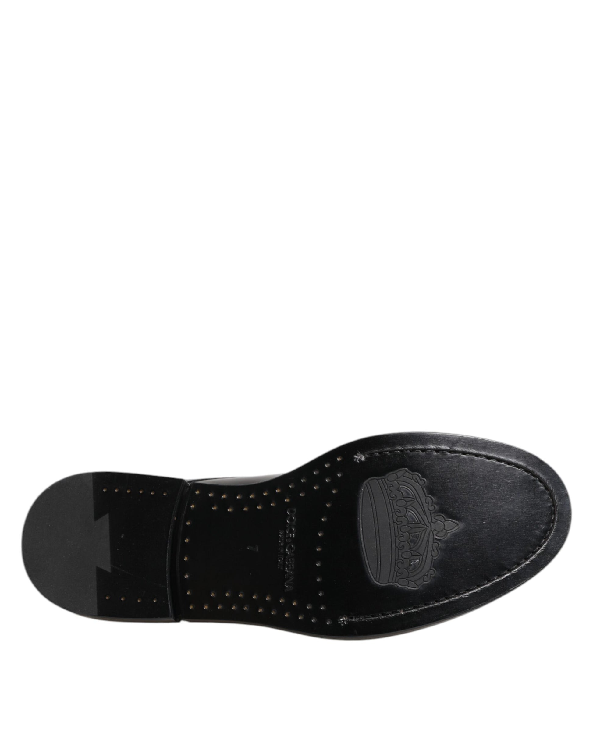 Schwarze Lederschuhe zum Schnüren für Herren