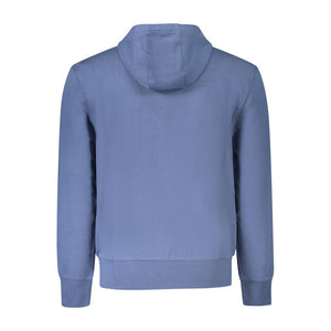 Blauer Baumwollpullover