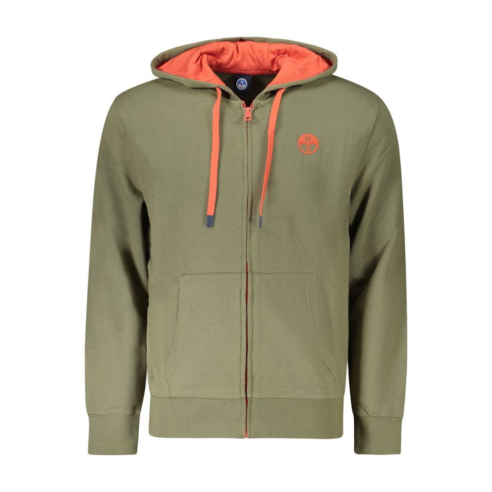 Grüner Baumwollpullover