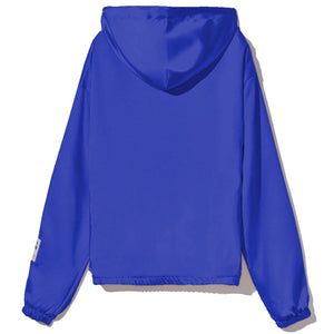 Blauer Polyesterpullover