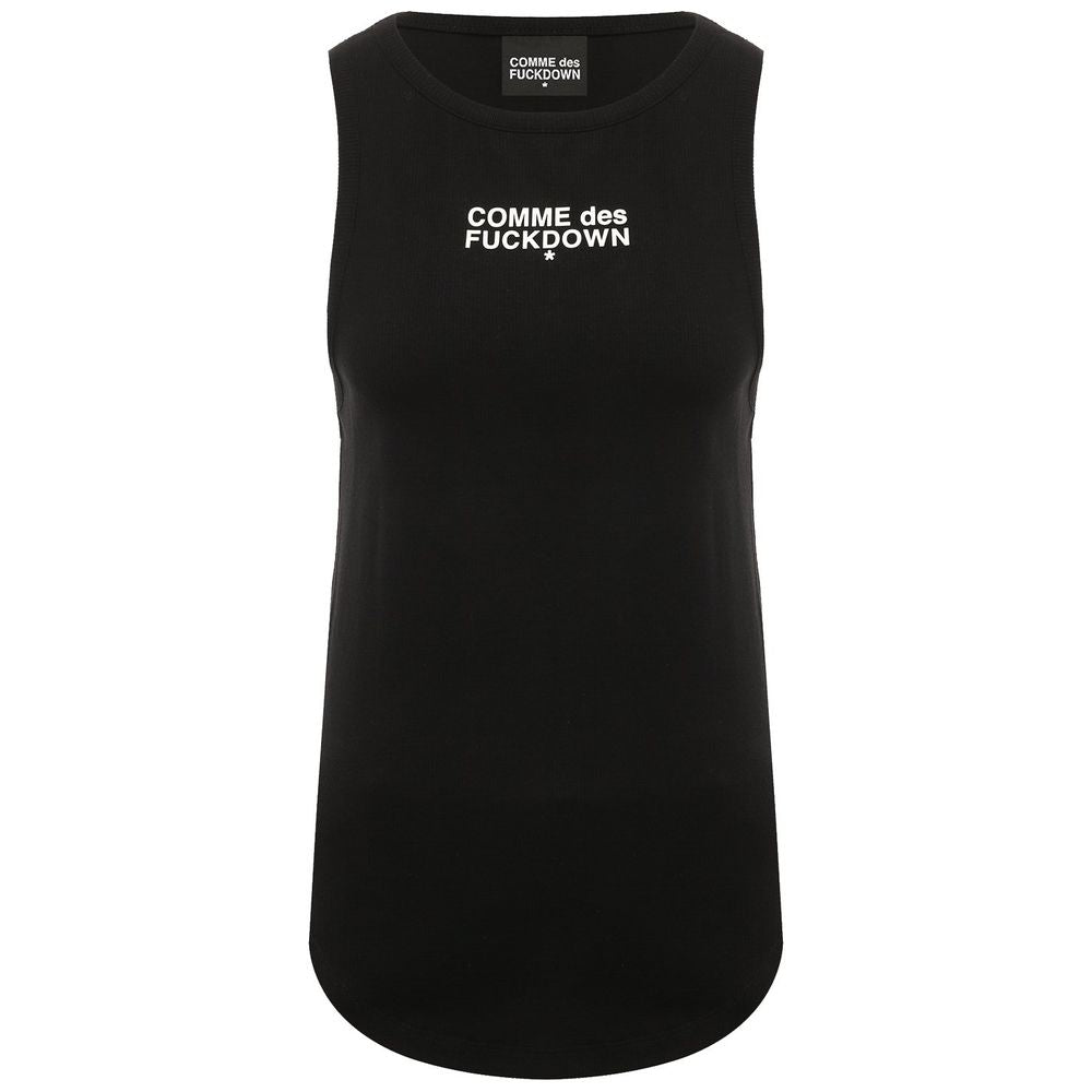 Schwarze Baumwolloberteile und T-Shirts