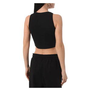 Schwarze Baumwolloberteile und T-Shirts