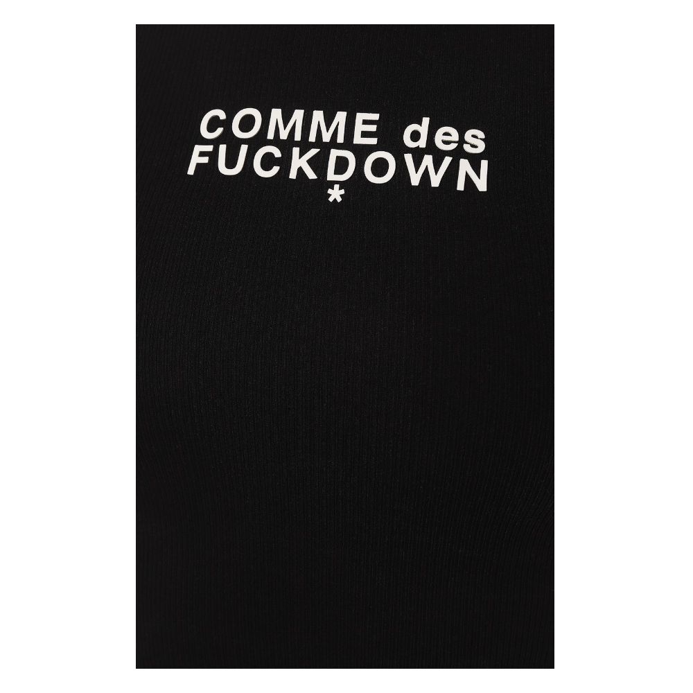 Schwarze Baumwolloberteile und T-Shirts