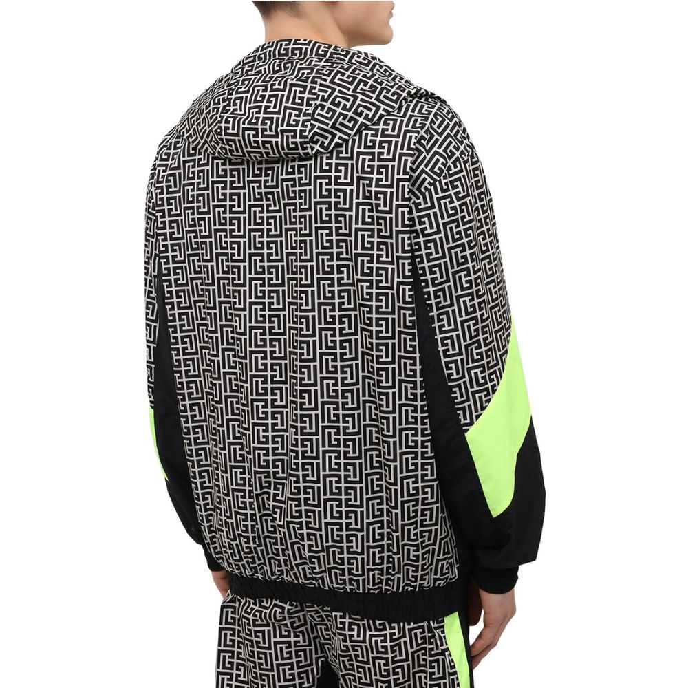 Mehrfarbige Nylonjacke