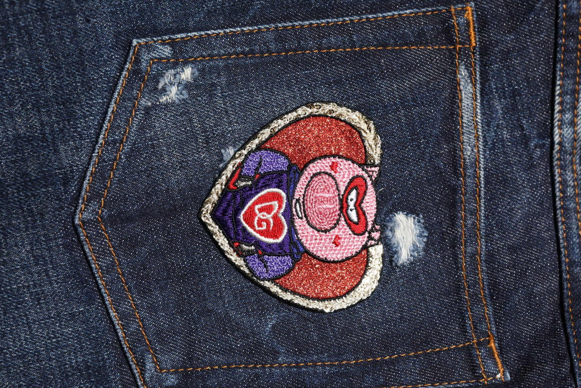 Dolce & Gabbana Dark Blue Tattered Skinny Denim Jeans