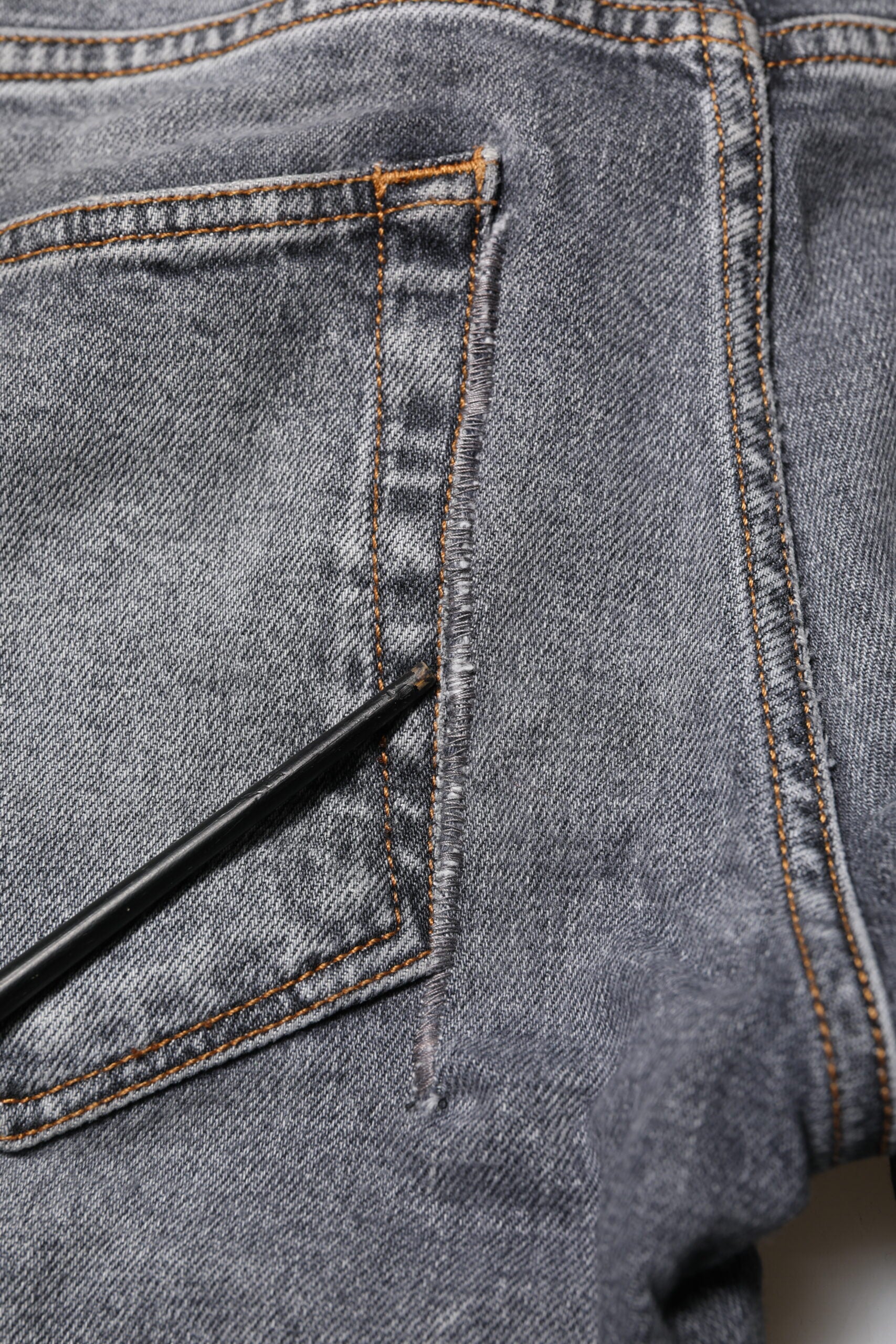 Graue Skinny Jeans aus Baumwolle für Herren