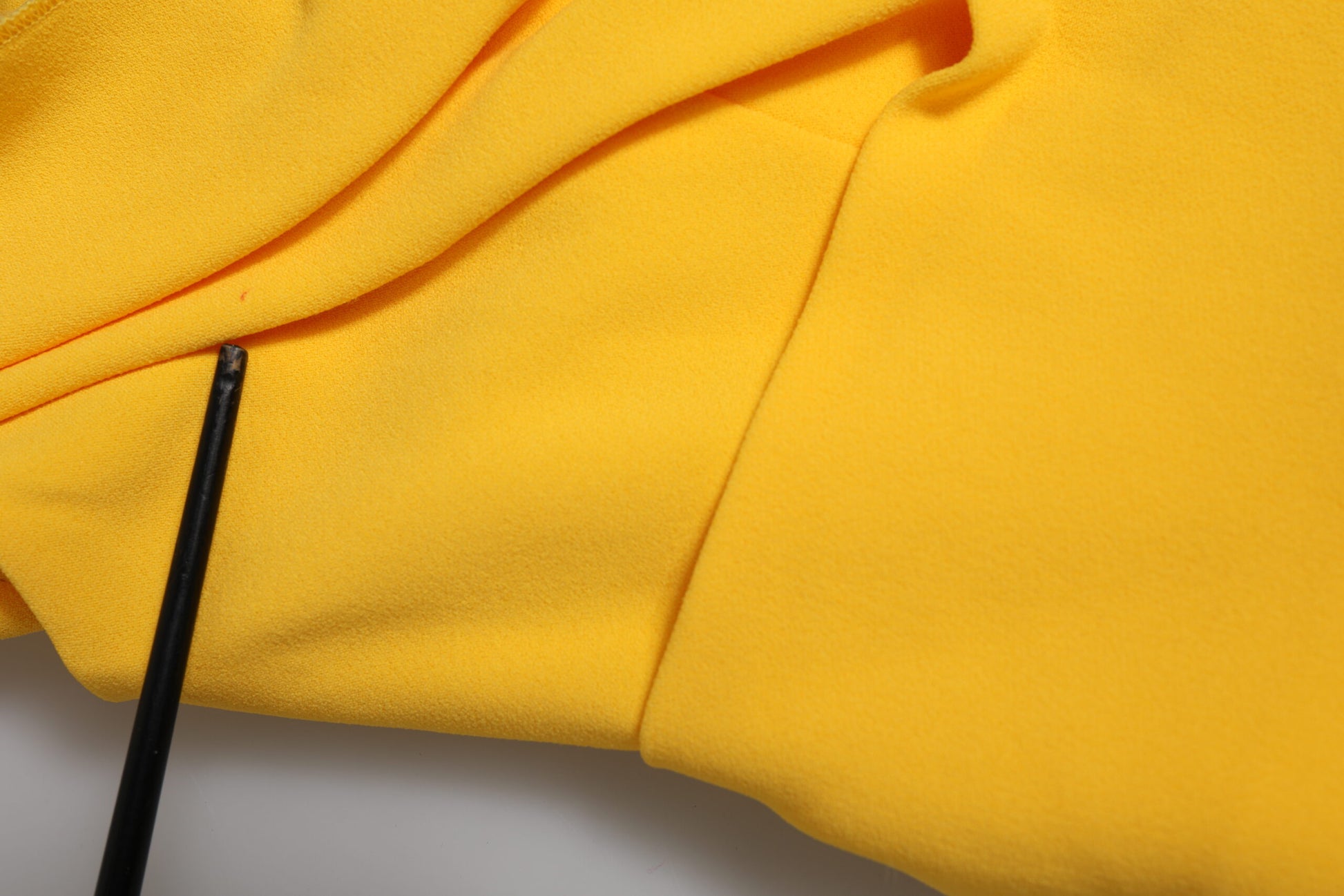 Dolce & Gabbana Yellow One Shoulder Side Slit Sheath Dress