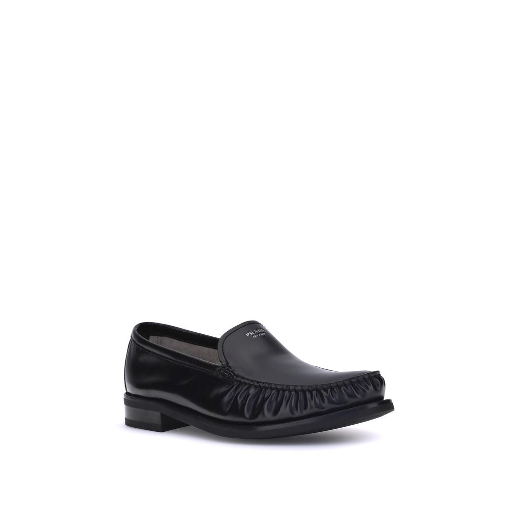 Loafer aus gebürstetem Leder