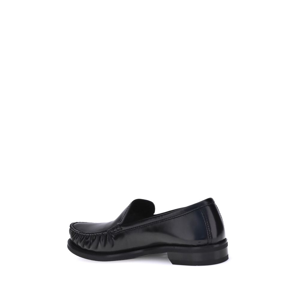 Loafer aus gebürstetem Leder