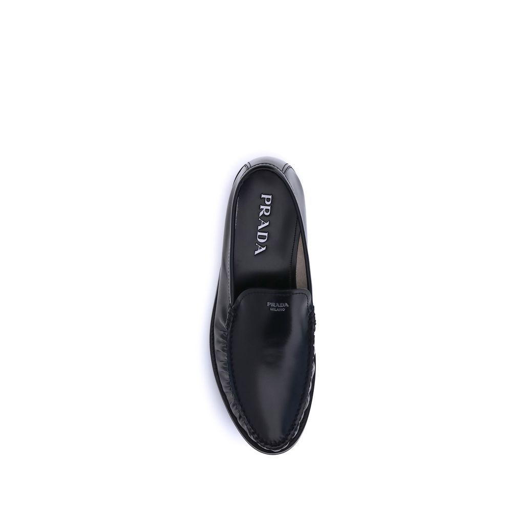 Loafer aus gebürstetem Leder