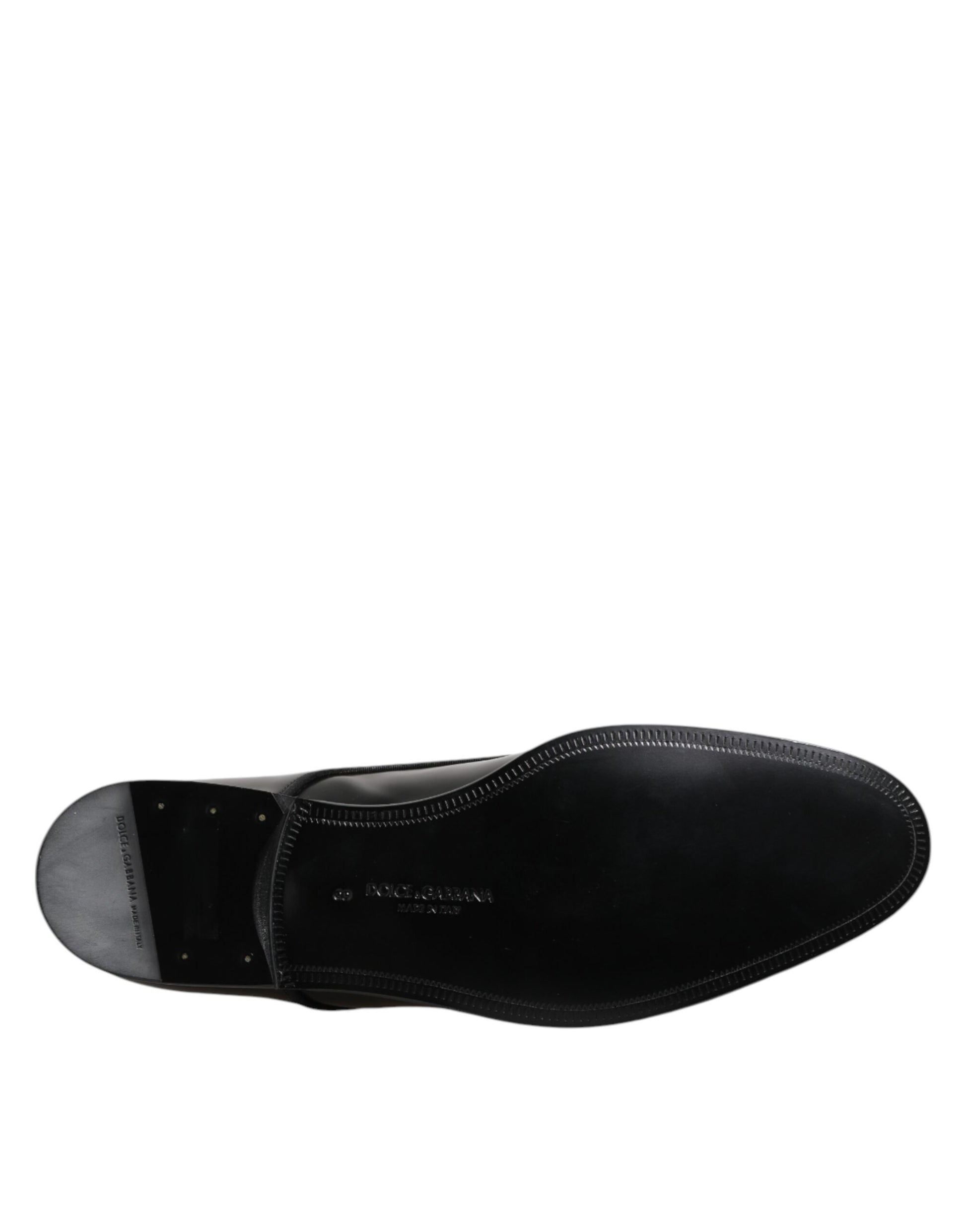 Schwarze Derby-Schnürschuhe aus Leder für Herren