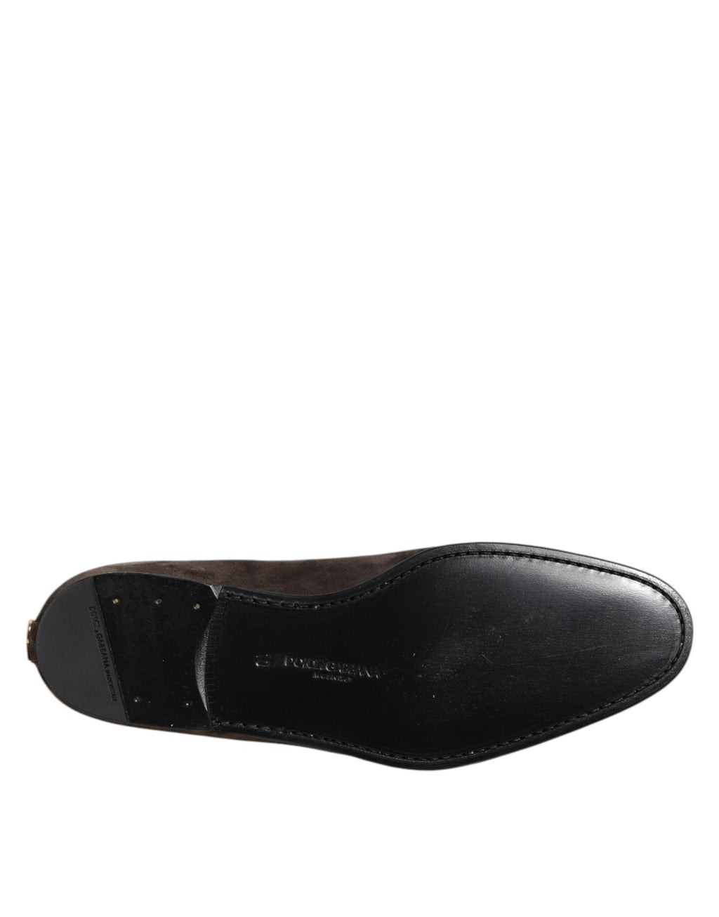 Braune Slipper aus Samtleder