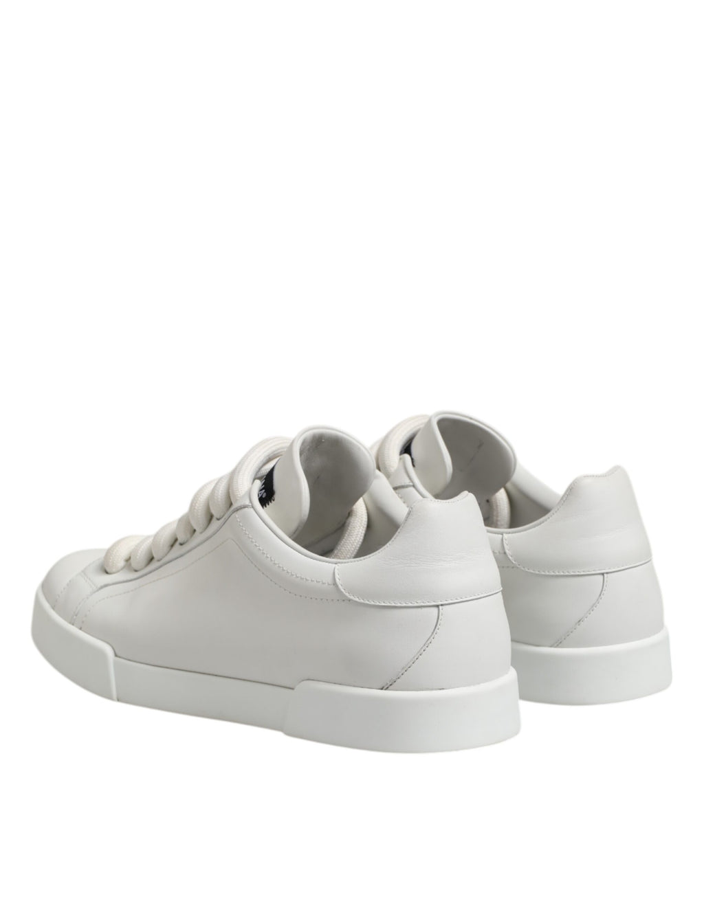 Dolce & Gabbana White Logo Lace Up Low Top Men Sneakers Shoes