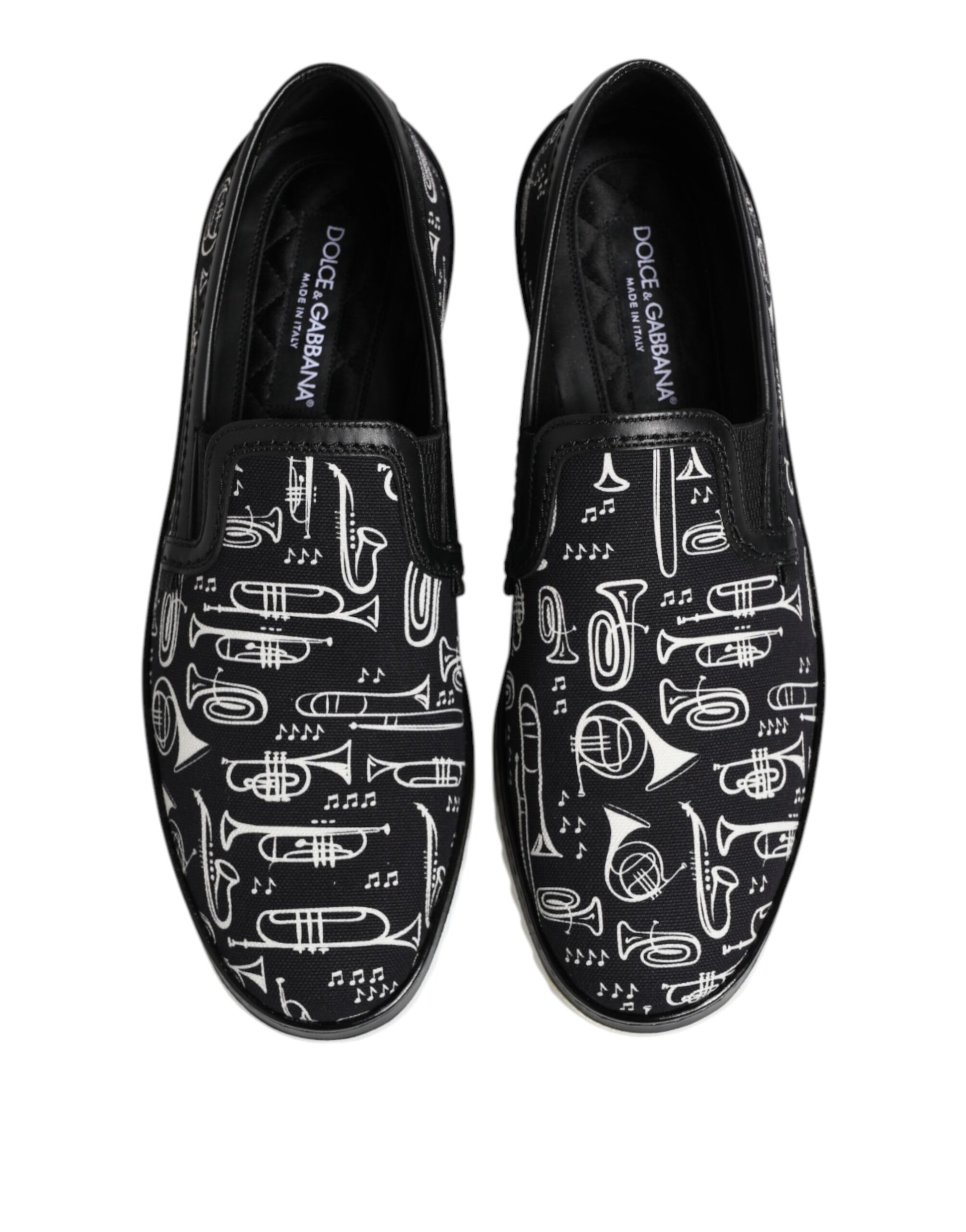 Schwarze Slipper mit Aufdruck für Herren