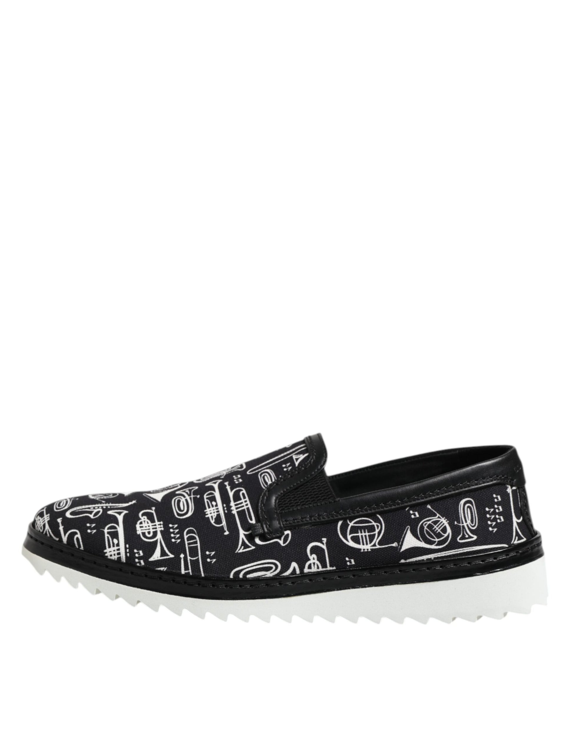 Schwarze Slipper mit Aufdruck für Herren