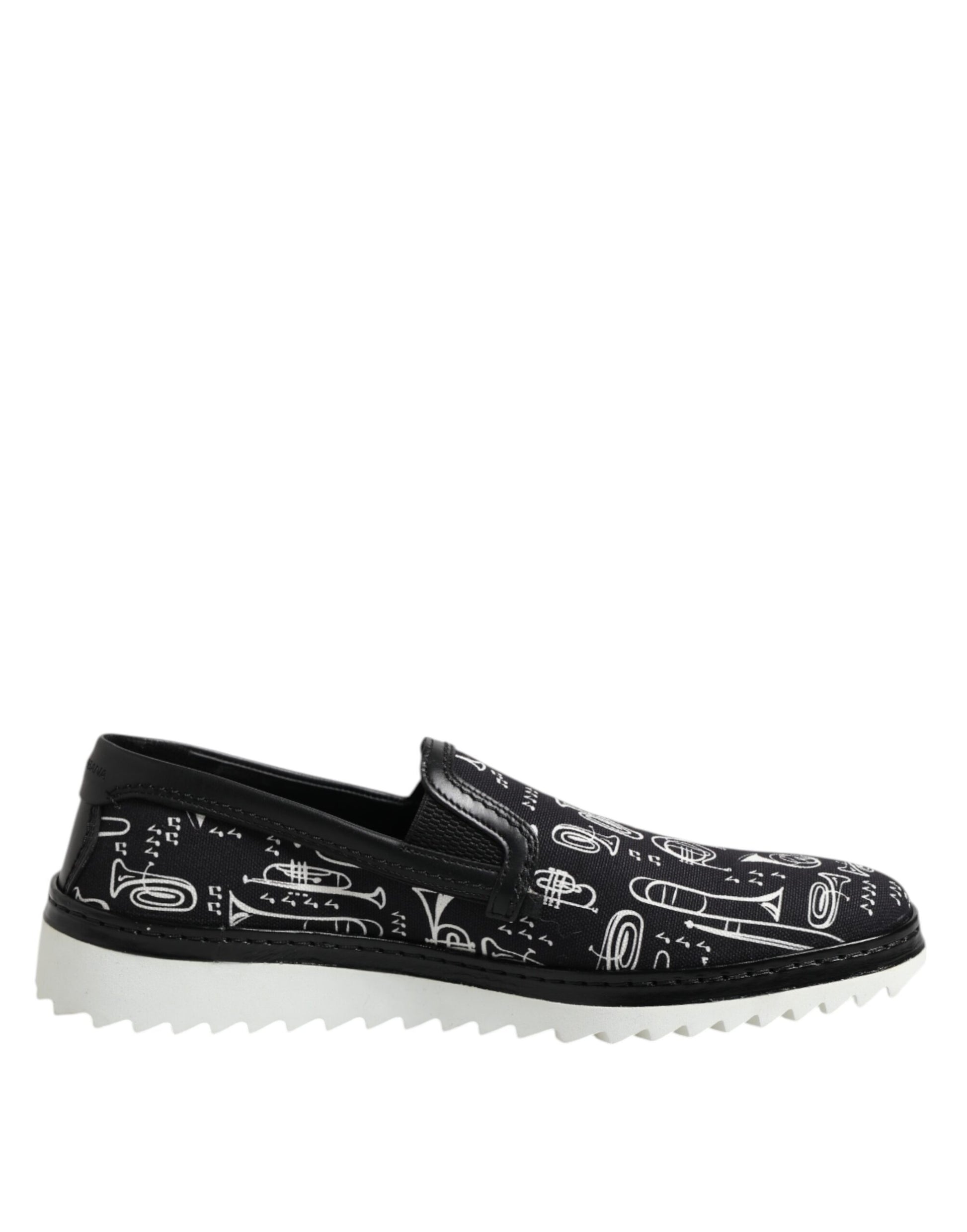 Schwarze Slipper mit Aufdruck für Herren