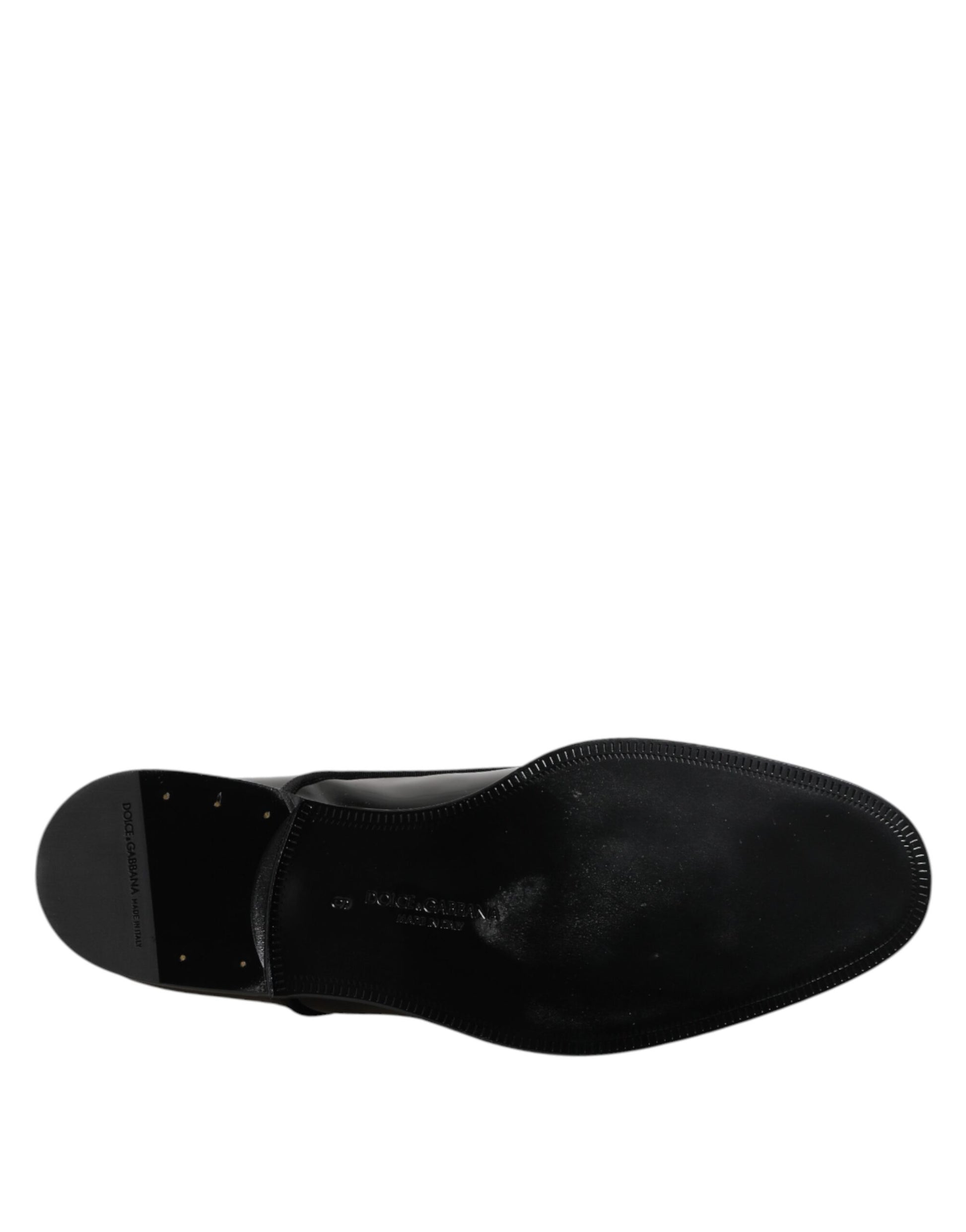 Schwarze Derby-Schuhe aus Lackleder für formelle Anlässe
