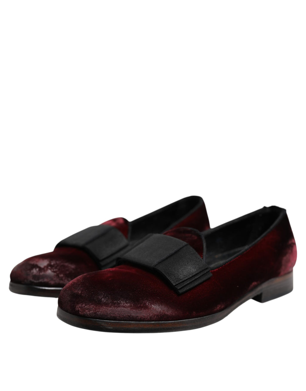 Red Velvet Herren Slipper zum Hineinschlüpfen Abendschuhe
