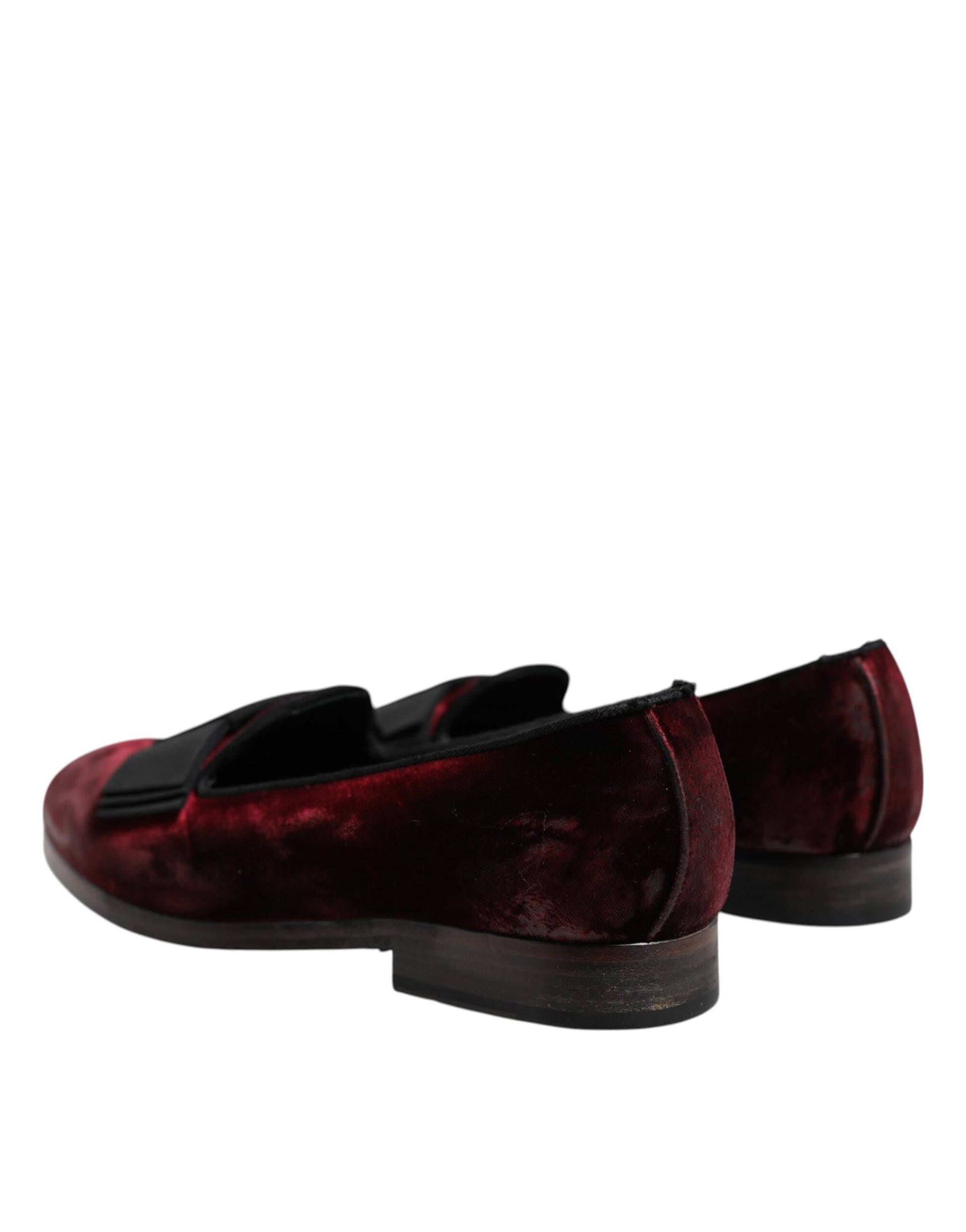 Red Velvet Herren Slipper zum Hineinschlüpfen Abendschuhe