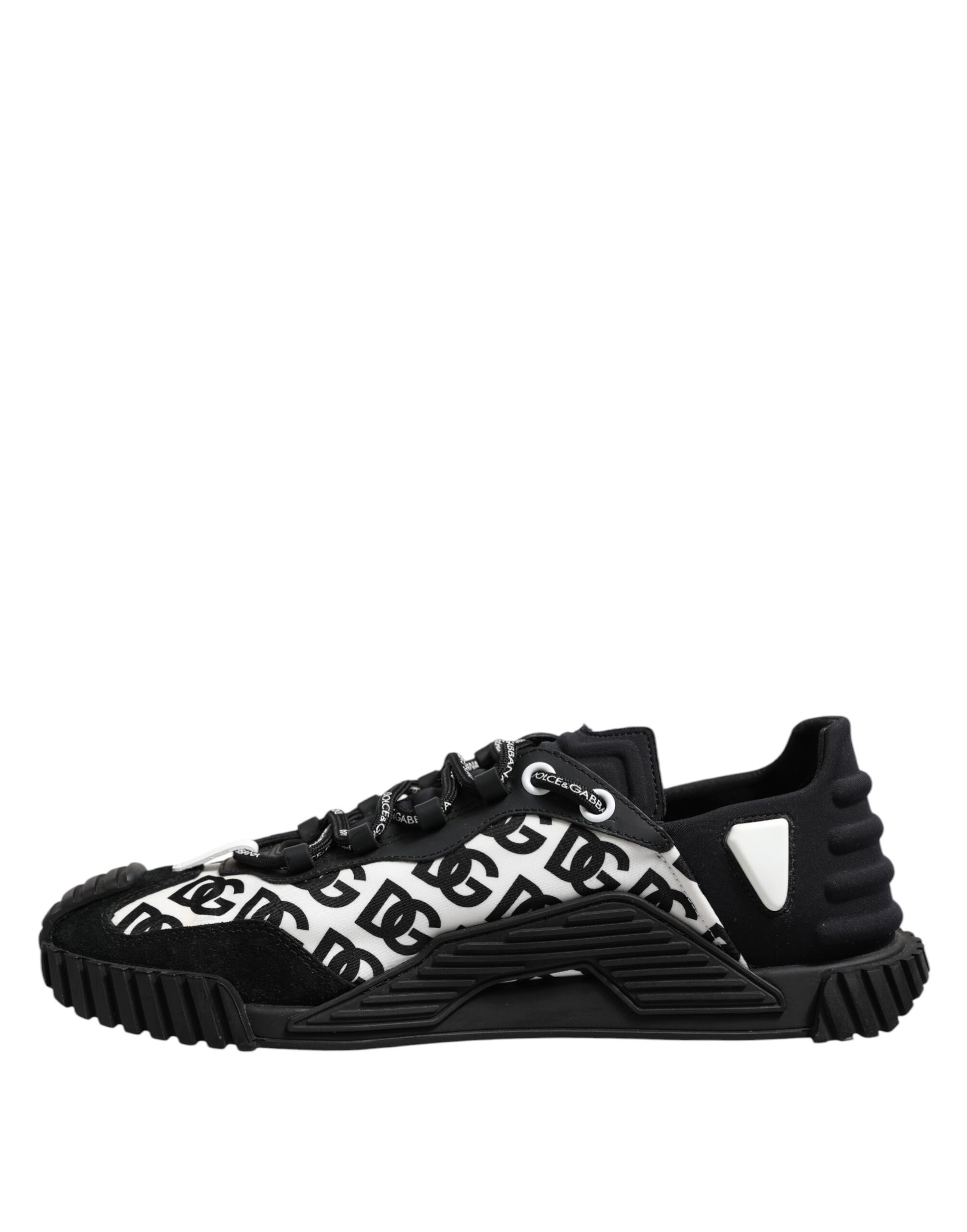 Schwarzes Logo, Schnürschuh, niedriges Oberteil, NS1, Sneaker