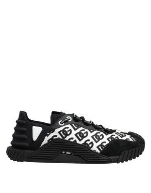 Schwarzes Logo, Schnürschuh, niedriges Oberteil, NS1, Sneaker
