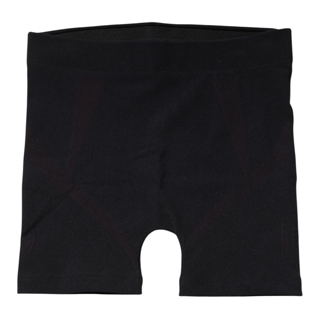 Schwarze Nylon-Stretch-Boxershorts
