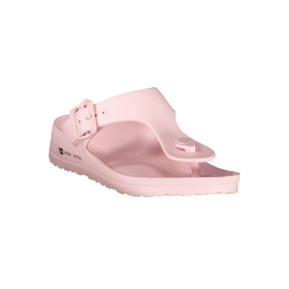 Rosa Plastik Damen Sandale
