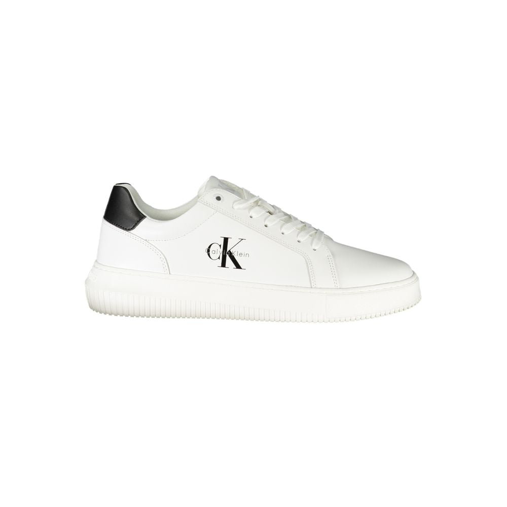 Weiße Leder Herren Sneaker