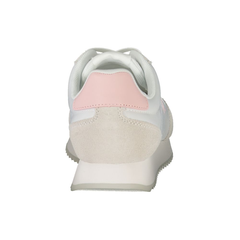 Weiße Leder Damen Sneaker