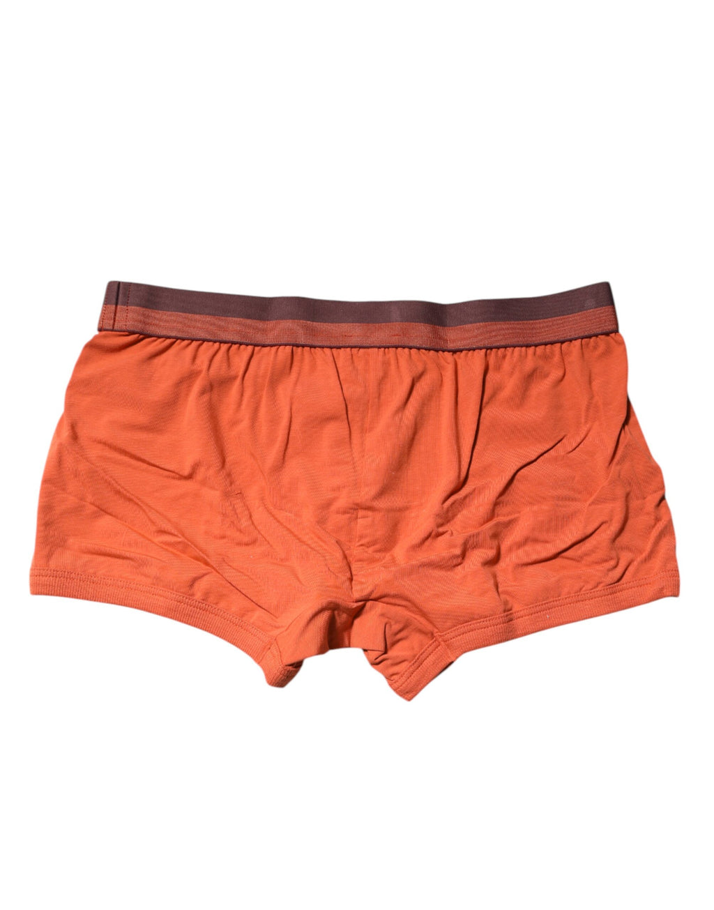 Orangefarbene Boxershorts aus Baumwolle in regulärer Passform