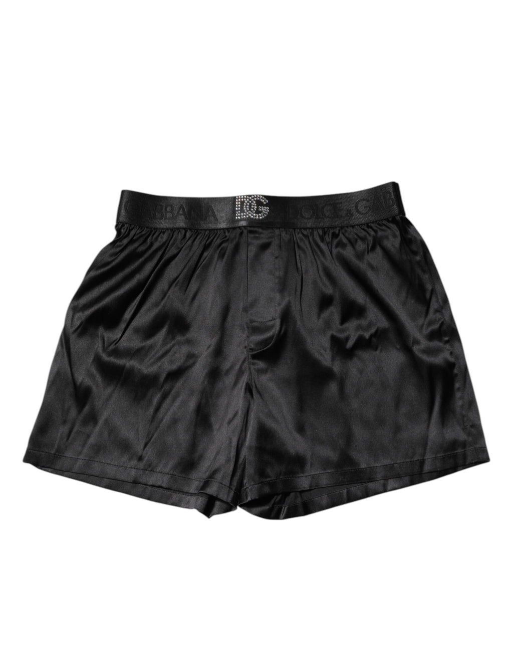 Schwarze Boxershorts mit Logo-Taille und normaler Passform
