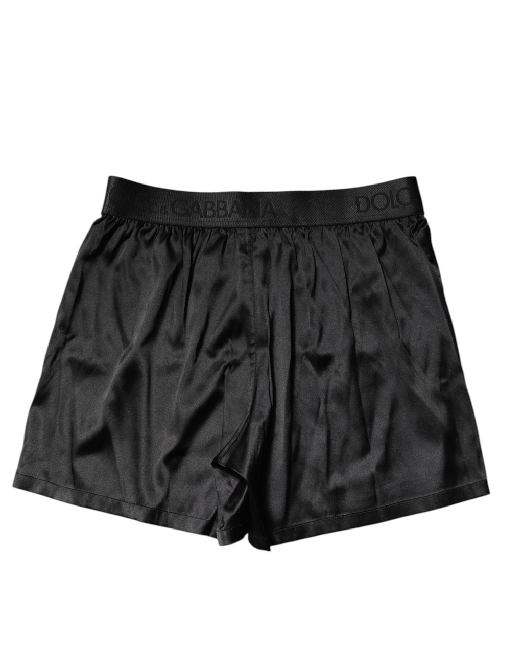 Schwarze Boxershorts mit Logo-Taille und normaler Passform