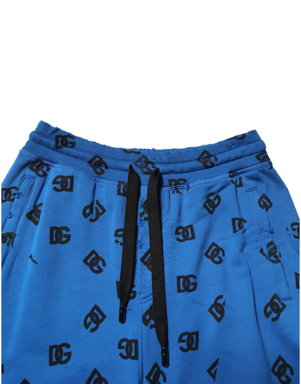 Dolce & Gabbana Blue Logo Print Jogger Men Sweatpants Pants