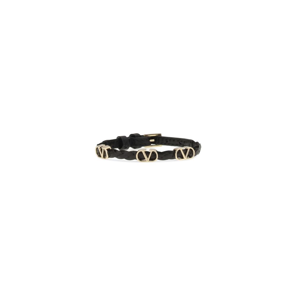 VLogo-Armband aus Leder